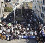 مسيرة حاشدة بمحافظة إب تحت شعار "اليمن وفلسطين خندق واحد"